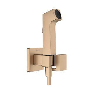 Hansgrohe Гигиенический душ E 1jet EcoSmart+ со смесителем шлифованная бронза 29233140